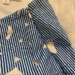 J.O.A. Los Angeles Laser Cut Pencil Skirt White Blue Floral Photo 5