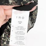 IRO  Jeyna Metallic Gathered Mini Skirt 2 Black Photo 6