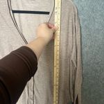 Outdoor Voices Woman Size Medium lightweight Tan Button-Down Shirt Photo 4