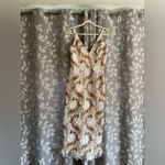 HELSI Norah Plunging Dimensional Floral Column Gown Size L Photo 7