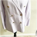 Ralph Lauren  Women’s Double Breasted Blazer Linen Blend Size 6 Lavender Purple Photo 10
