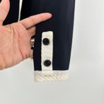 EXCLUSIVELY MISSOOK Black White Trim Open Front Cardigan Sweater Jacket XL Size undefined Photo 2