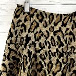 Free People  Leopard Print Mini Circle Skater Skirt Size 0 Photo 1