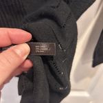 The Limited Women’s‎  Black 3/4  Vintage Blouse Top Knit Linen Blend Lace Large Photo 6