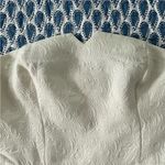 Forever 21 Creamy White Damask Strapless Romper Size Large Photo 2