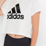 Adidas Short Sleeve W Sid Graph Ii T-Shirt White XS Over-Sized Sporty Athletic Photo 0