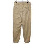 Nili Lotan Military Jogger Pants Women’s Size 2 Barley Tan High Rise Cropped Fit Brown Photo 4