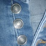 Free People We the Free 23x27 High Waisted Distressed Skinniest Button Fly Jeans Photo 6