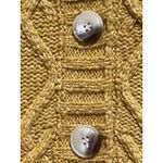 Central Park West  Savannah Cardigan in Yellow, Size S Photo 6