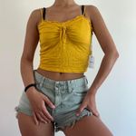 Forever 21 Yellow Crop Top F21 Size Medium Photo 0