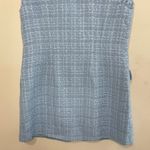 Maeve NWOT Anthropologie Tweed Sleeveless Blazer Mini Dress, Size 14 Photo 11