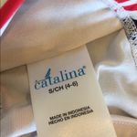 Catalina Bikini Swimsuit Top Americana Stars Stripes Red White Blue Womens Small Photo 3