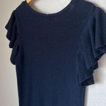 EXPRESS Black Flutter Sleeve Sweater Dress Photo 8