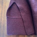 Vince  Women’s 100% Cashmere Crewneck Tunic Sweater Maroon Burgundy Wine Size XXS Photo 3