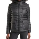 Athleta Reversible Pulse Down Jacket Black and Navy Size XS Photo 9