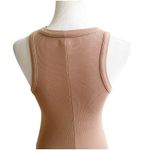 L'Agence L’agence Ellis Ribbed Midi Dress In Ginger Size Small Bodycon Beach Photo 2