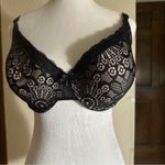 Adrienne Vittadini  Studio Black Lace‎ Overlay Bra Style 5575 Size 40DD Photo 1