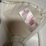 No Boundaries  Womens Bikini Top Sz S 3 5 White String Removable Pads Juniors‎ Photo 1