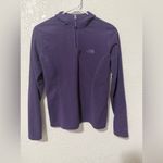 The North Face  Purple 1/4 Zip Fleece Pull Over Photo 1