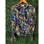 Anthropologie Maeve Masha Volnova Carmiel Buttondown Top Sz 2 Photo 4