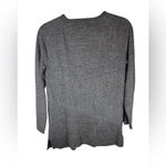 Ellen Tracy Tunic Sweater 100% Merino Wool Cardigan Women Gray Long Sleeve Belt Photo 7