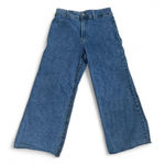 REWASH  Super High Rise Wide Leg Distressed Hem Jeans Size 28/7 Photo 0