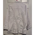 Carhartt  Women's White Button Front Two Pockets Jacket Size S 29" Long x 20" PTP Photo 1