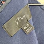 J.Crew  Sleeveless Metallic Confetti Tweed Flounce Dress Navy Blue Size 000 Photo 7