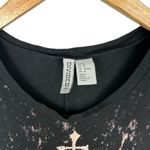 H&M  Forget & Move On Screen Printed Sleeveless Acid Wash T-shirt Dress Medium Photo 3