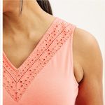 Croft & Barrow  plus size women’s Eyelet style v neck tiered Midi Dress 0X NWT Photo 3