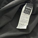 SheIn  Elegant Black Square Neck Bodysuit Sz XS Photo 1