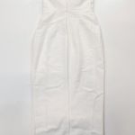 MORE TO COME Sophia Strapless Midi Dress in White XS Photo 10