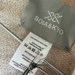 SOIA & KYO  Yadira Scarfigan Poncho Cape Light Pink One Size Photo 4