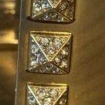 Victoria's Secret Wide Gold Tone Hinged Bracelet Photo 1