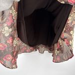 Nicole Miller Floral Midi Elastic Waist Skirt Y2k Size 14 Photo 3