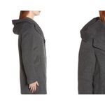 Sam Edelman Shawl Collar Hooded Wool Blend Coat Charcoal Gray Size 14 Photo 6