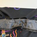 Chico's Artsy 100% Wool Silk Patch Cardigan Embroidered Button Up/Fur Collar M # Photo 8