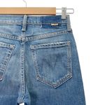 NWT MOTHER SUPERIOR The Tomcat Crop Straight Leg Jeans Kneeling on Stones Sz 25 Blue Photo 6