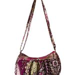 Vera Bradley  Frannie Crossbody Bag Very Berry Paisley Print Pink Zip Sm Shoulder Photo 1