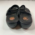 Earth Spirit Earth Origins | Marjorie Black Leather Comfort First Chunky Sandal Heel 8 Photo 5
