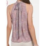 Ramy Brook  Lula Paisley Halter Neck Tank Top Pink M Photo 1