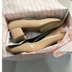 Easy Spirit New in Box  Cosma Patent Leather Block Heel Pumps Tan Size 8.5 Photo 7
