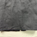 Vintage Hunters Run Wool Peacoat Women 12 Midi Black Leather Trim Winter Coat Photo 15