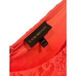 Lane Bryant Dress Womens 26/28 Coral Lace V Neck Cap Sleeve Lined Party Cocktail Photo 2