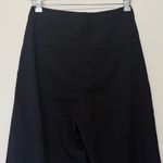 Vince  Black Wool Blend Twill Cropped Wide Leg Pants Work Trousers 4 Photo 4