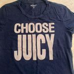 Juicy Couture Navy Logo Top Size M Photo 1