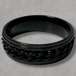 Amazon Black Stainless Steel Chain Ring  Photo 0
