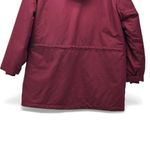 Lands' End Parka Fleece Quilted Lined Jacket Red Large Photo 7