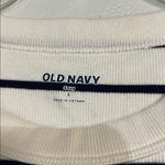 Old Navy  WOMENS BLACK WHITE STRIPED TANK TOP LARGE Photo 1