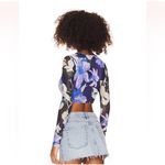 superdown  NWT Benedita Floral Crop Top Size S Fairycore Festival Concert Photo 1